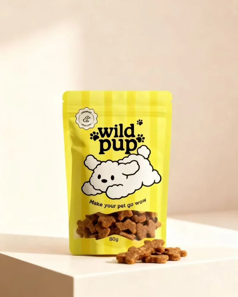 Pet food pouch packaging case